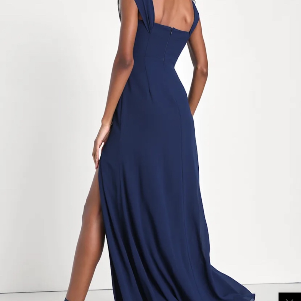 Lulus Navy Dress - Picture 4 of 5